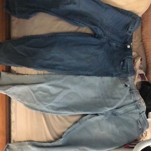 Two pairs of jeans from forever 21